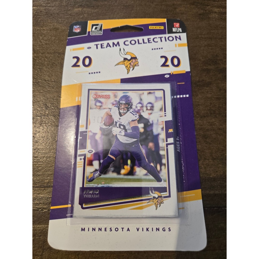 2020 Panini Donruss NFL Team Collection Minnesota Vikings Adam Thielen Card Pack